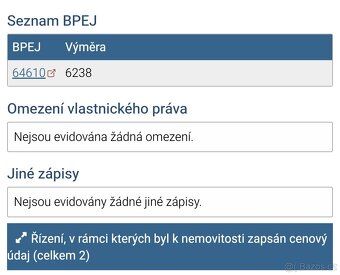 Prodám ornou půdu ve Skaličce u Hranic. 6238m blízko zastavě