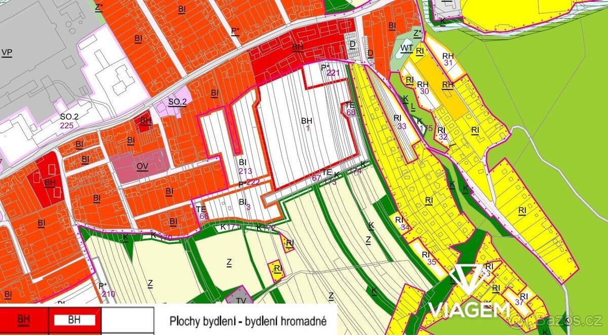 Nabízím soubor pozemků v katastrálním území Koryčany, okres 