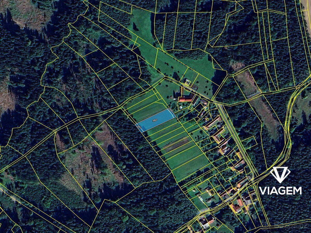 Exkluzivně Vám nabízíme pozemky o celkové výměře 1 777 m² v 