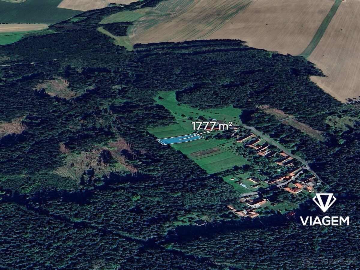 Exkluzivně Vám nabízíme pozemky o celkové výměře 1 777 m² v 
