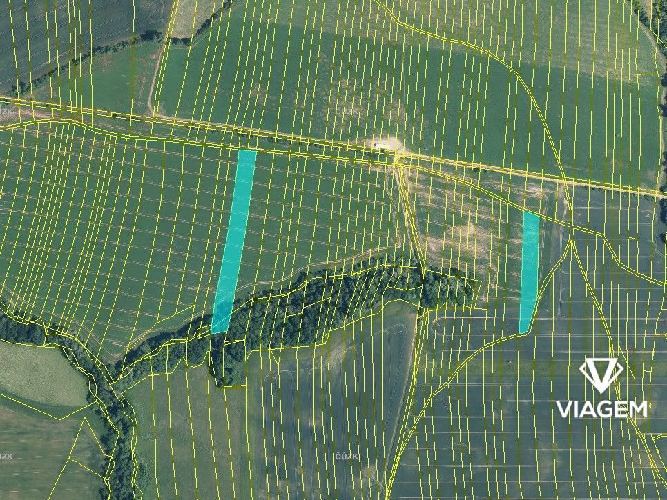 Pozemky v katastrálním území Osvětimany, okres Uherské Hradi