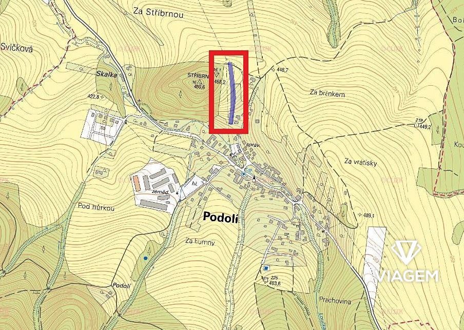 Nabízíme Vám ke koupi pozemek v katastrálním území Podolí u 