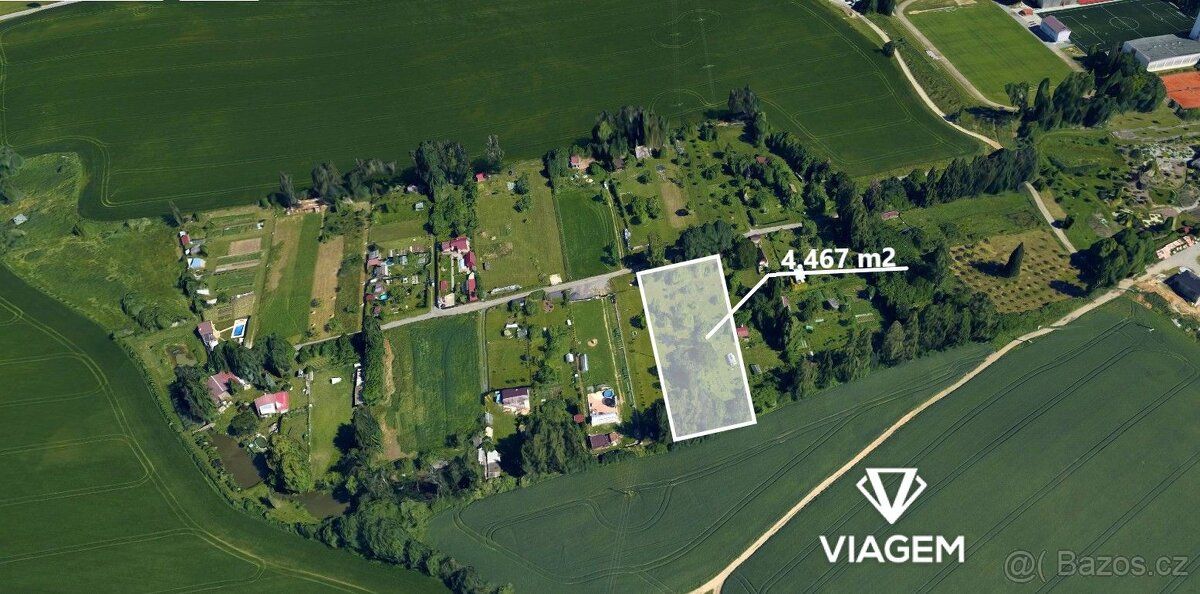 Nabízíme k prodeji pozemky ve 12,50% vlastnictví, parc. č. 3
