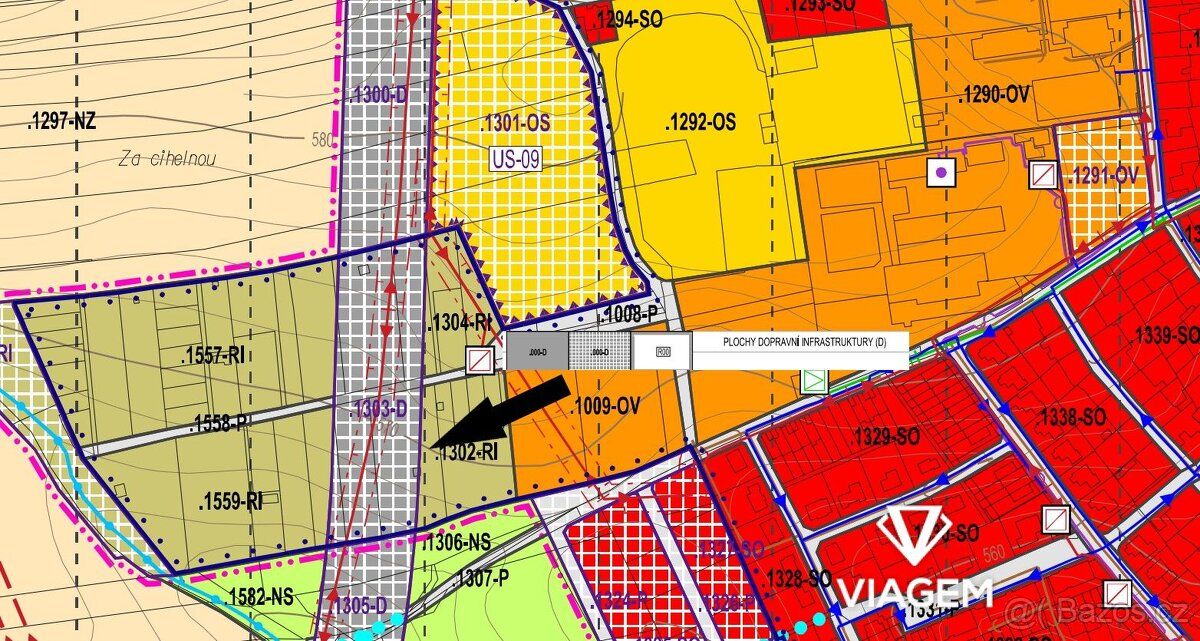 Nabízíme k prodeji pozemky ve 12,50% vlastnictví, parc. č. 3