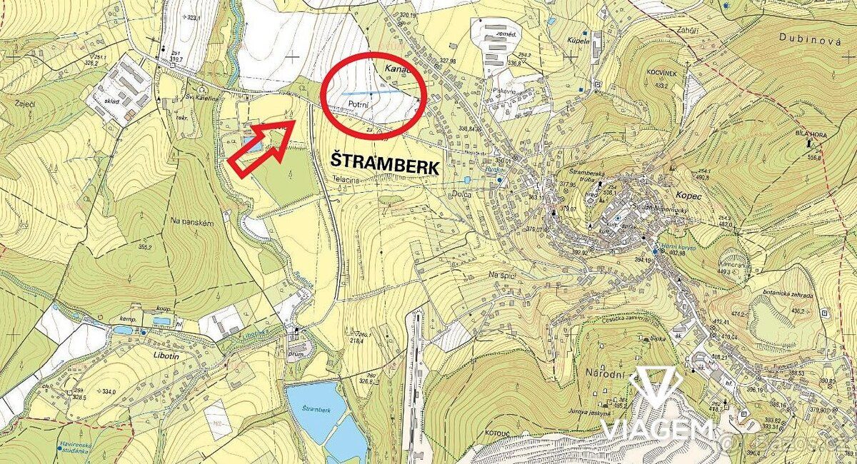 Nabízíme Vám ke koupi pozemky v katastrálním území Štramberk