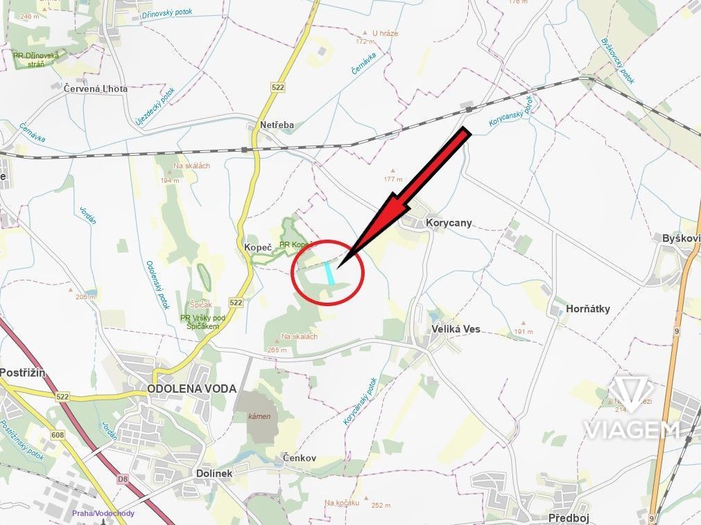 Exkluzivně Vám nabízíme pozemek v katastrálním území Veliká 