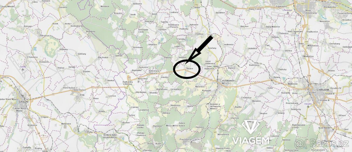 Nabízíme k prodeji soubor dvou pozemků v katastrálním území 