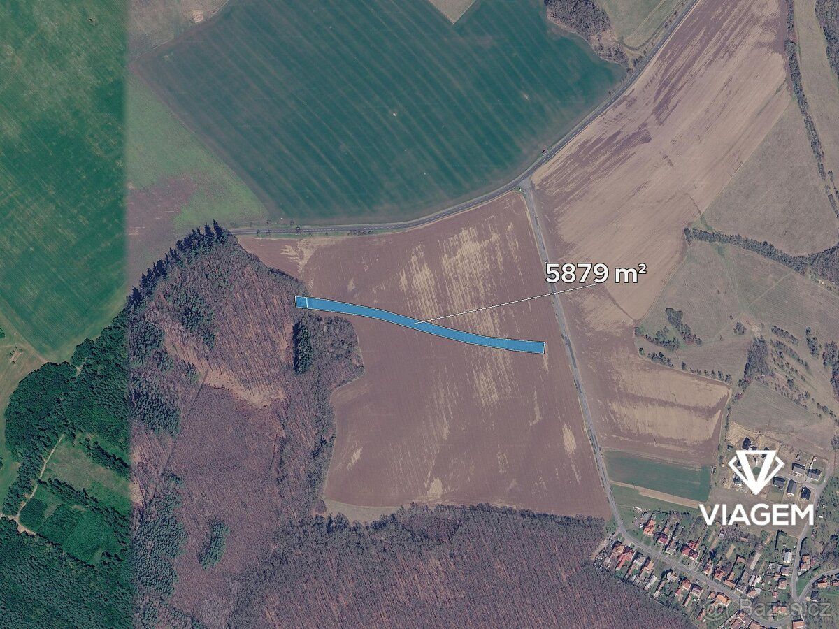 Nabízíme ornou půdu v okresu Zlín, konkrétně v katastrálním 