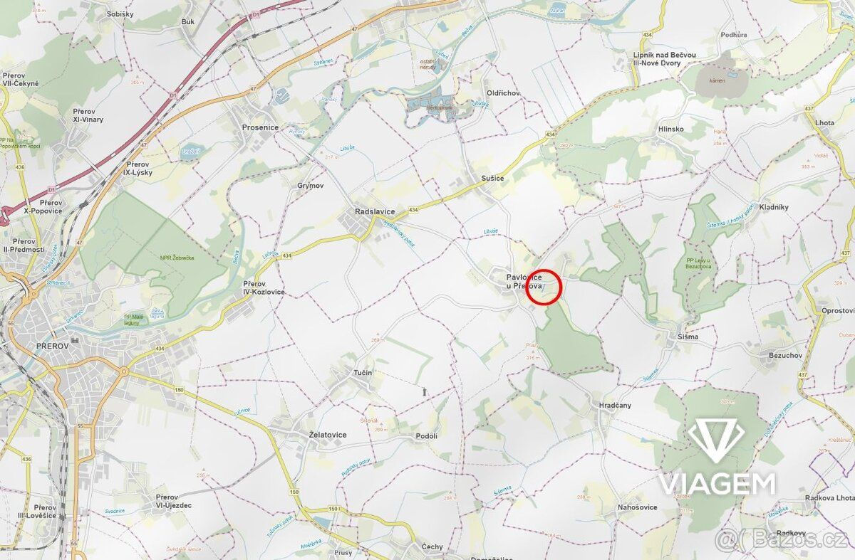 Exkluzivně nabízíme zahradu s možností stavby chaty, konkrét