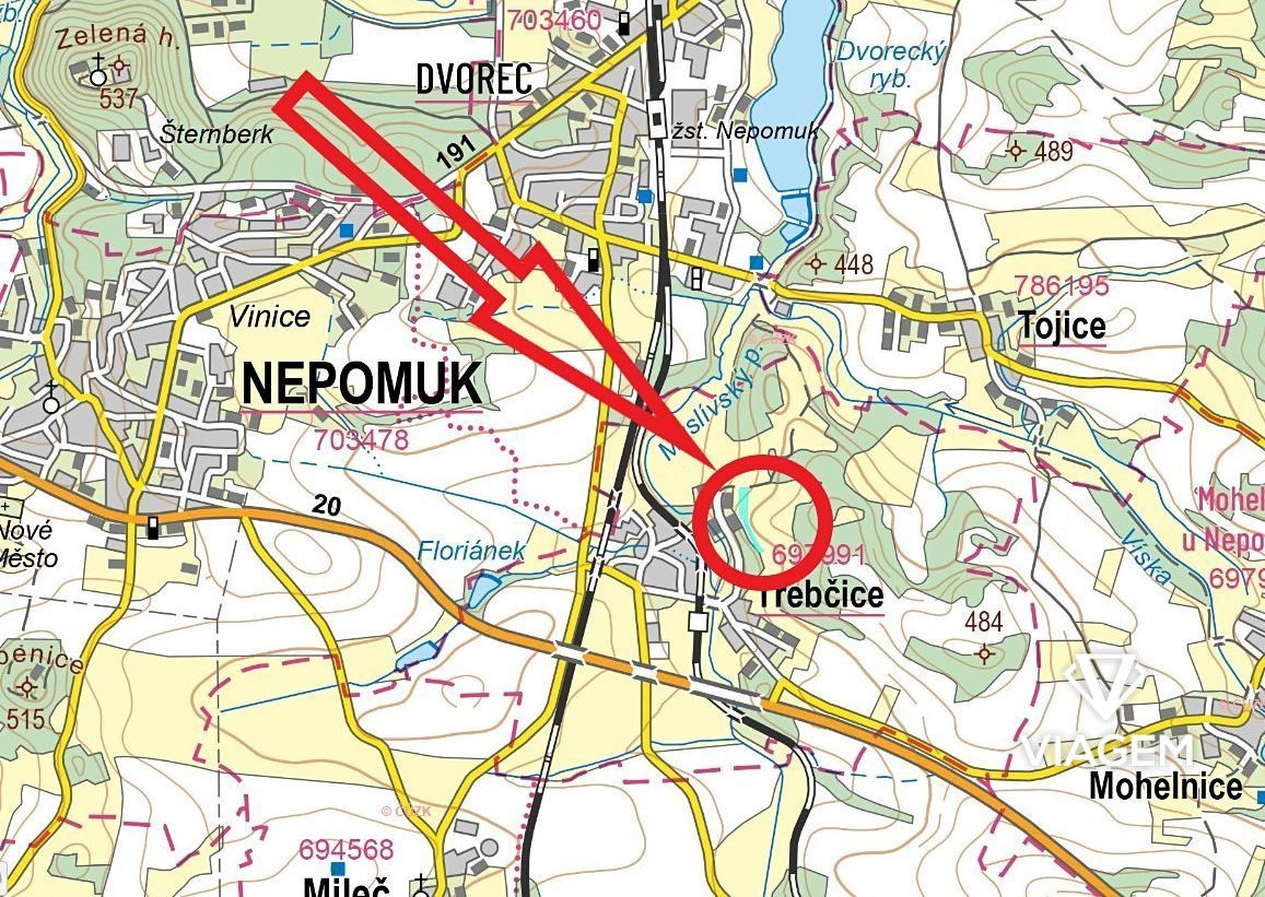 Exkluzivně Vám nabízíme pozemek v katastrálním území Třebčic