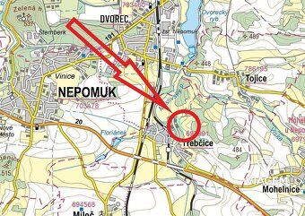Exkluzivně Vám nabízíme pozemek v katastrálním území Třebčic