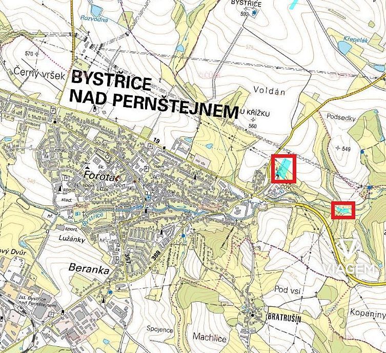Nabízíme Vám ke koupi pozemky v katastrálním území Bystřice 