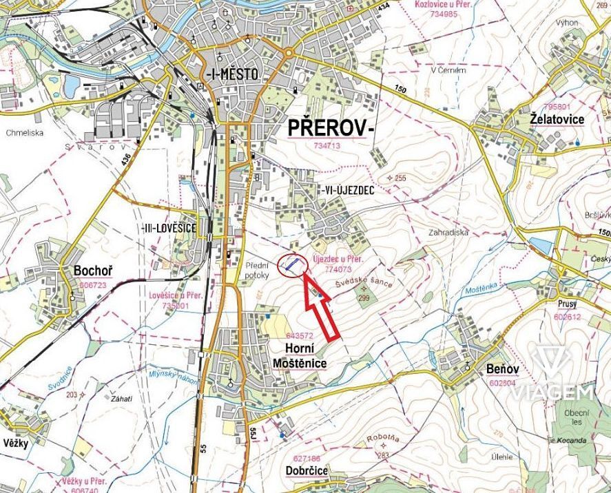 Exkluzivně Vám nabízíme pozemek v katastrálním území Horní M
