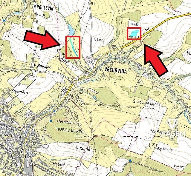 Nabízíme Vám ke koupi pozemky v katastrálním území Vrchovina