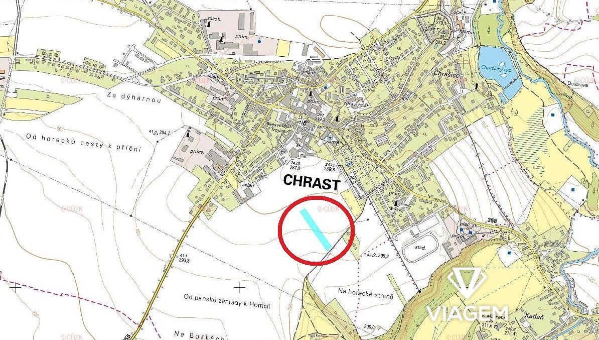 Nabízíme Vám ke koupi pozemek v katastrálním území Chrast, v