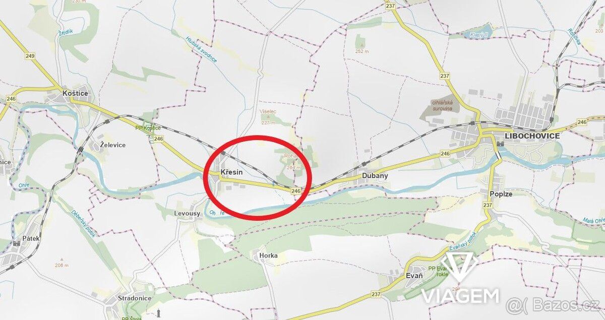 ➡️ Nabízím podíl na pozemku v katastrálním území Křesín, okr