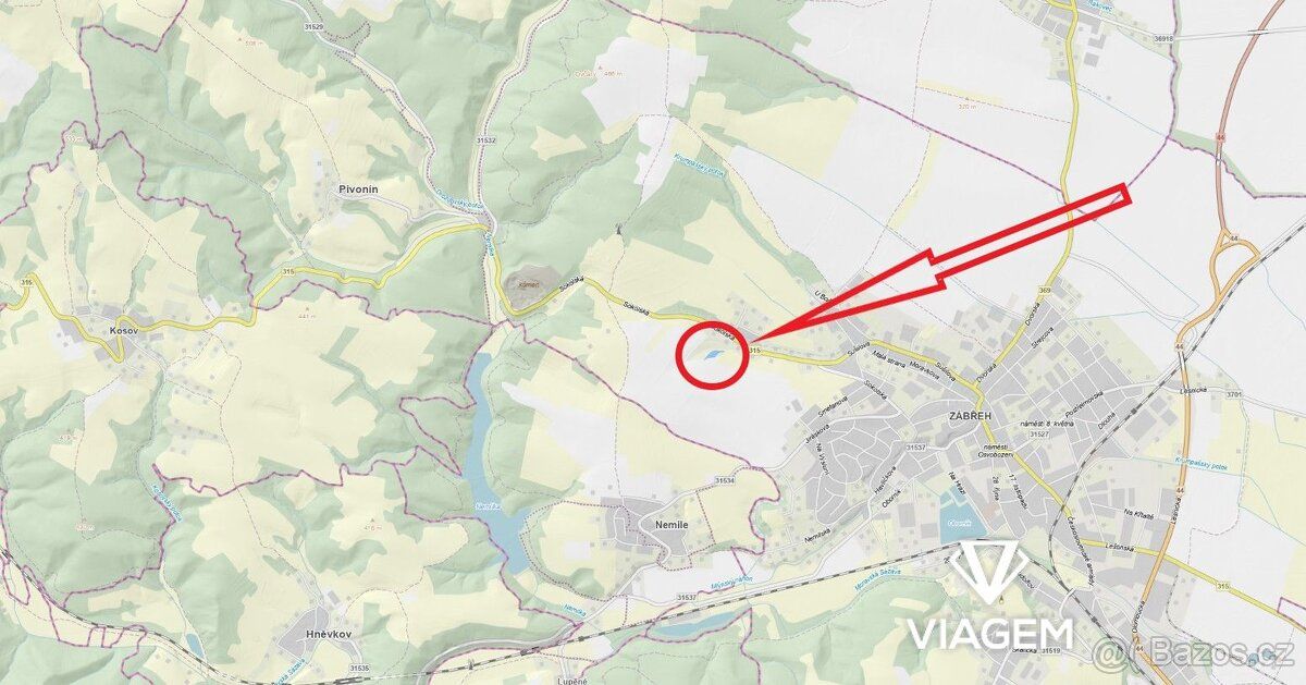 V exkluzivním zastoupení majitele nabízíme pozemek o celkové