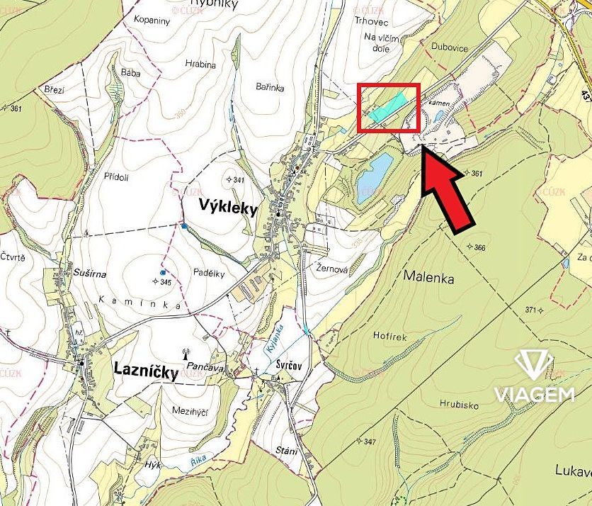 Nabízíme Vám ke koupi pozemky v katastrálním území Výkleky, 