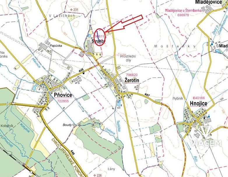 Exkluzivně Vám nabízíme pozemek v katastrálním území Strukov