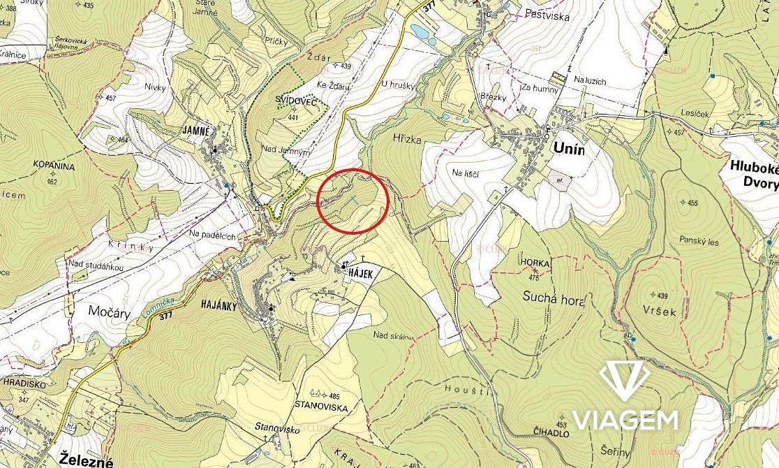 Nabízíme Vám ke koupi pozemek v katastrálním území Hájek u T