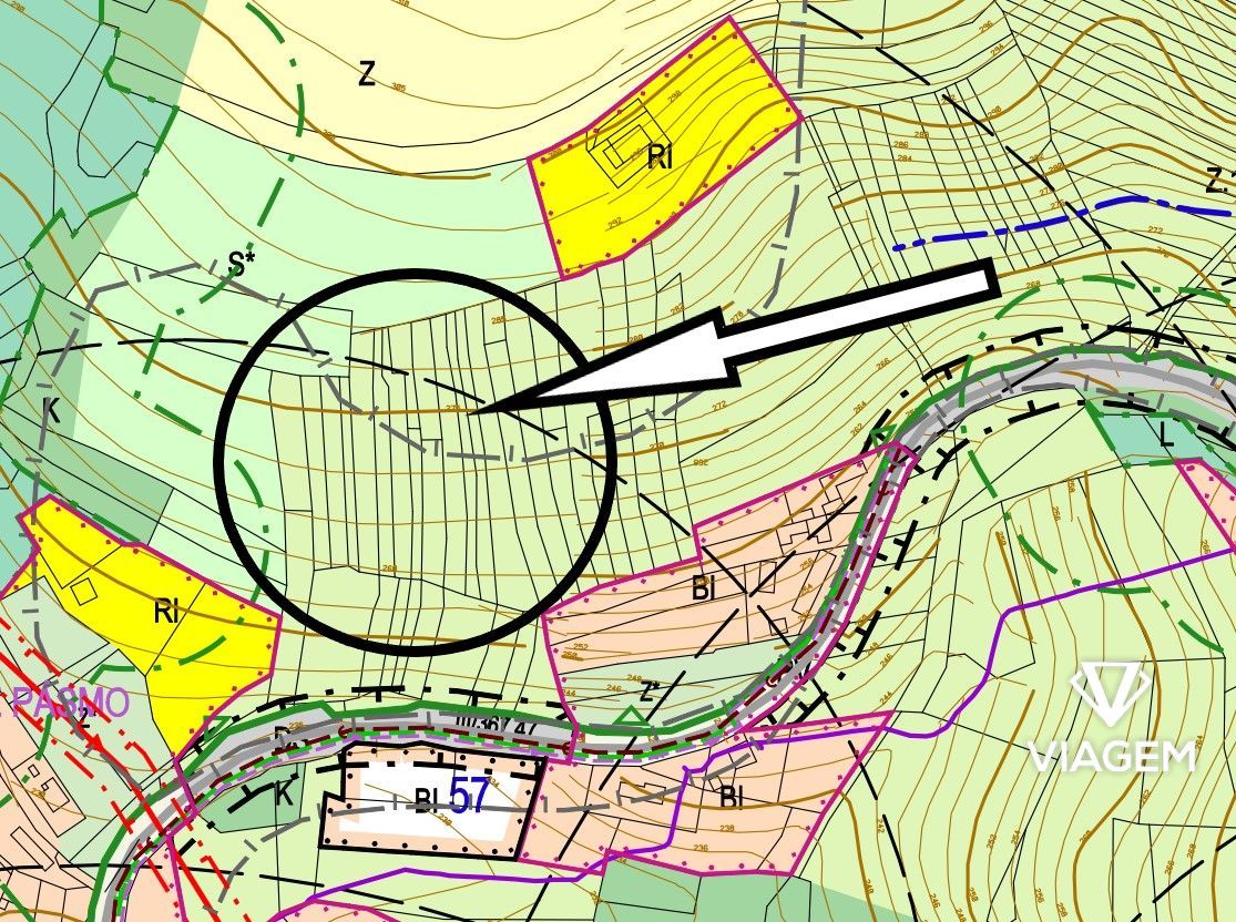 Nabízíme k prodeji zahradu o celkové výměře 1290 m², s 100% 