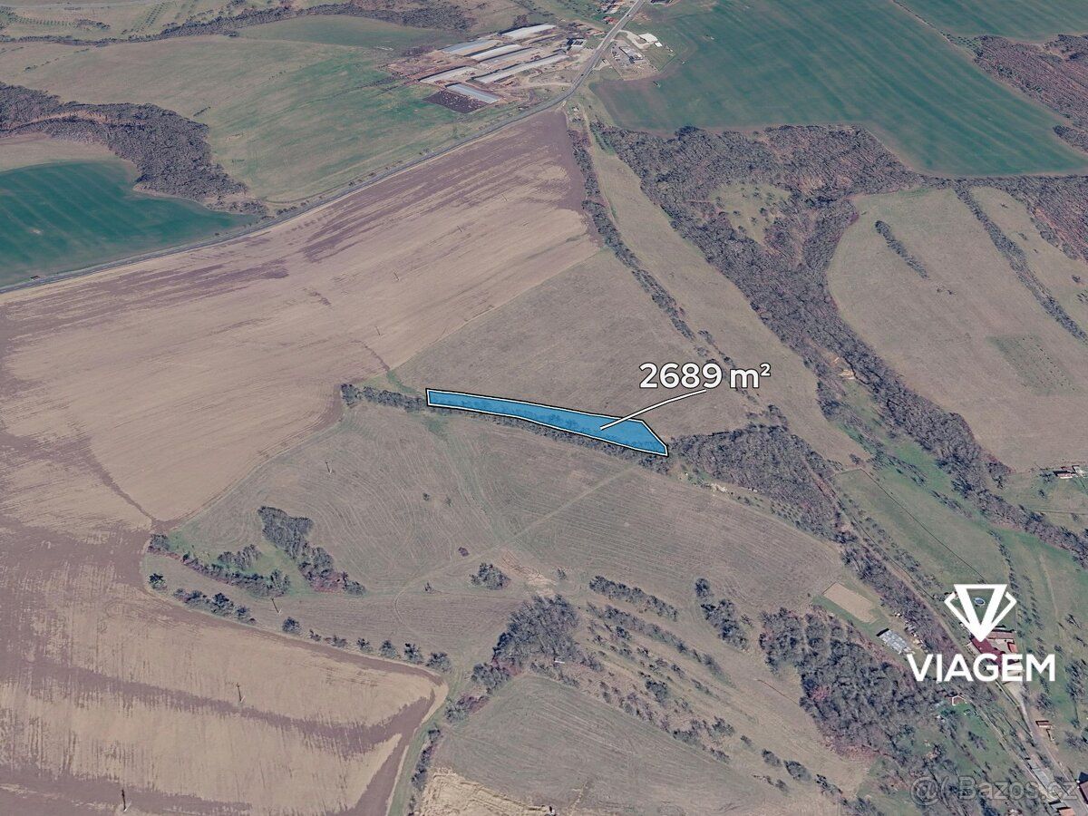 Nabízíme ornou půdu v katastrálním území Dobrkovice, okres Z