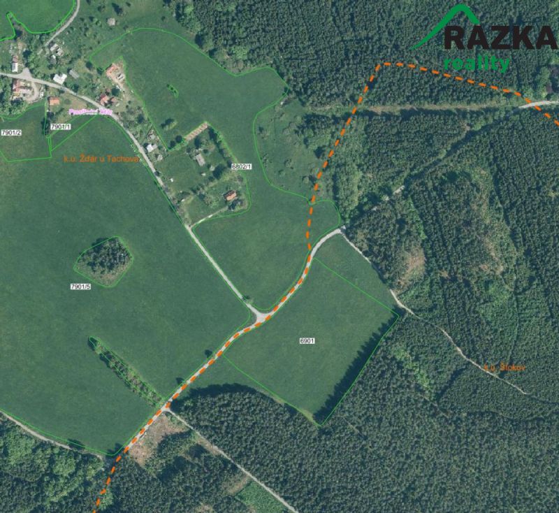 Nabízíme k prodeji ucelené zemědělské pozemky u Tachova, v k