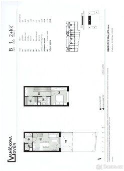 Prodej mezonetového bytu 2+kk 53,5 m2 s s vlastní předzahrád