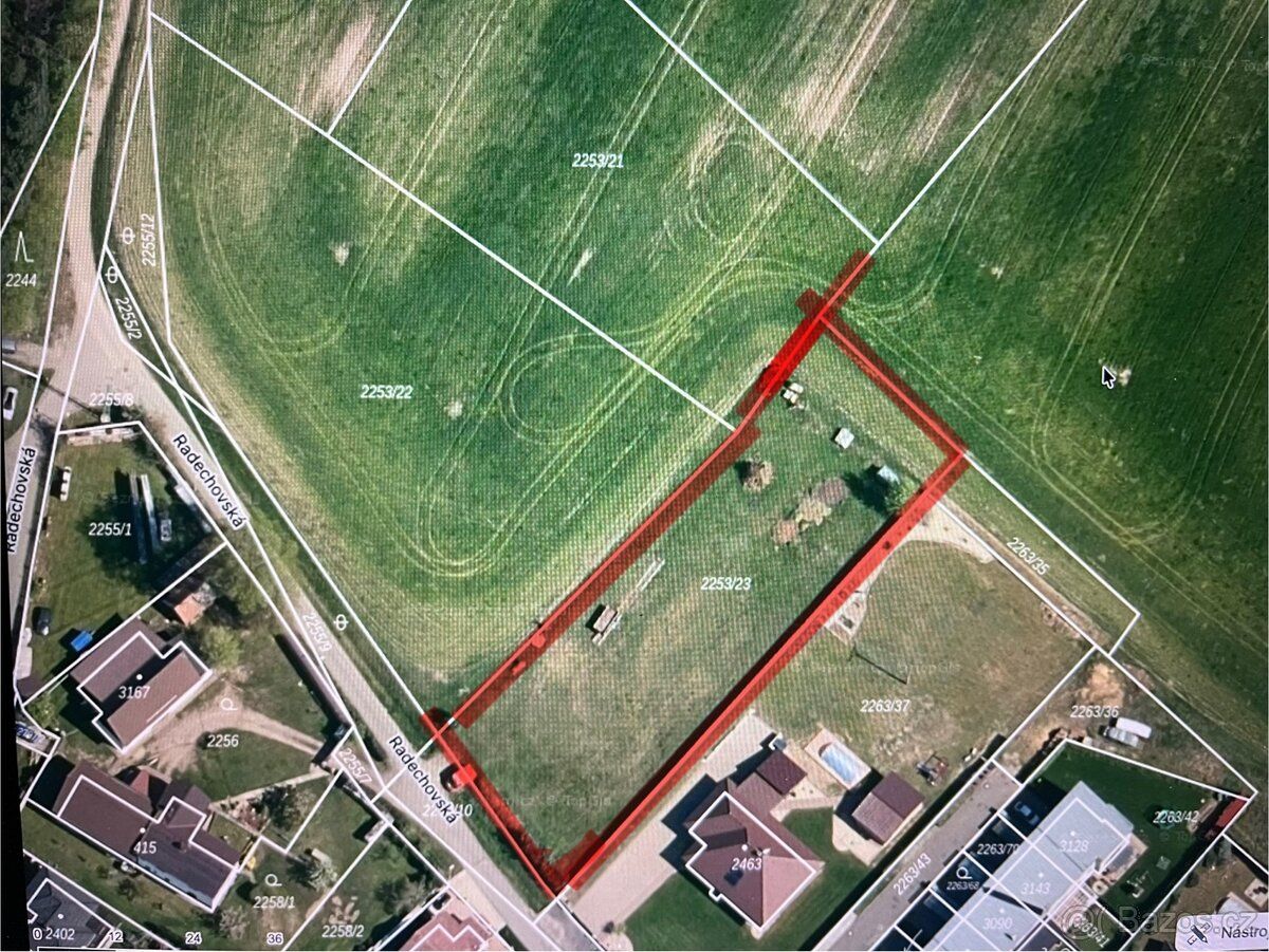 Nabízím k prodeji stavební pozemek parc. č. 2253/23 v katast