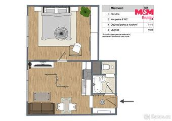 Nabízíme na prodej byt 1+1 o užitné ploše 35 m² v panelovém 