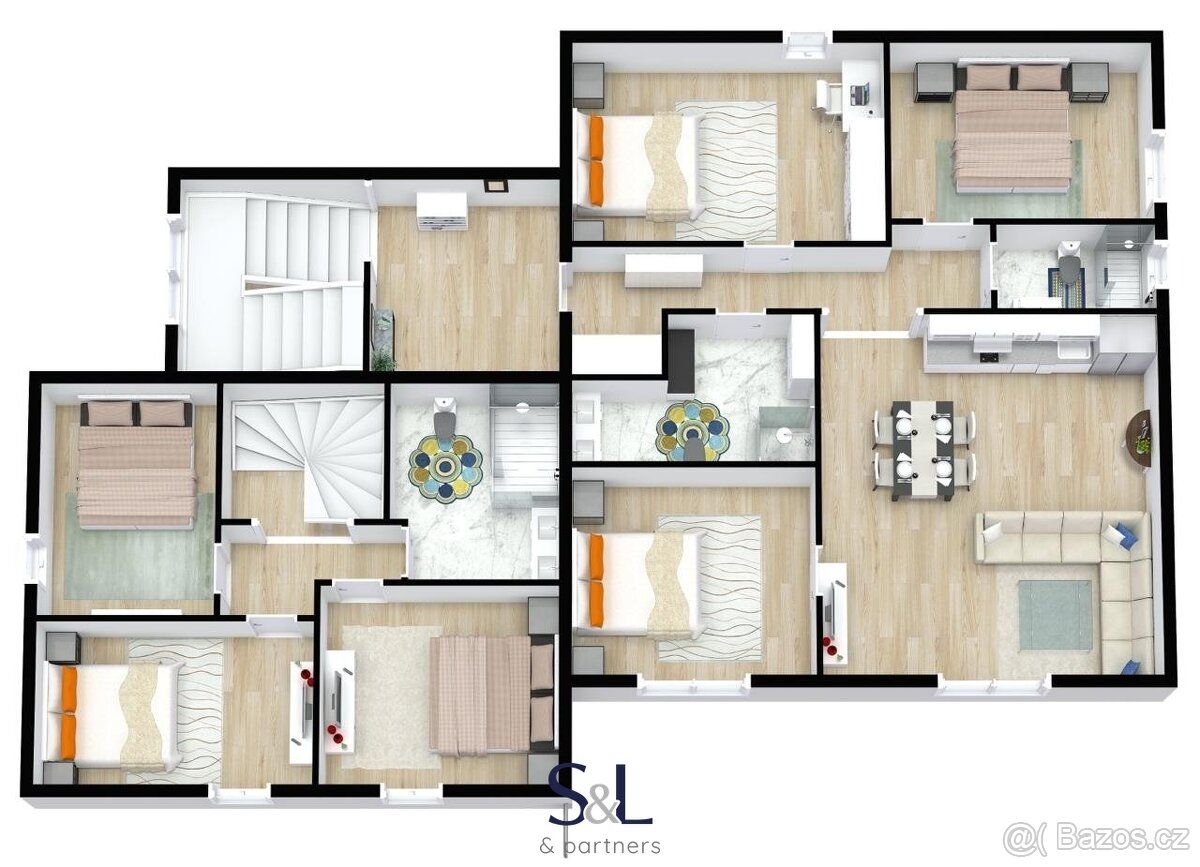Ev.č. 01687 APARTMÁN S3 – Luxusní mezonet se střešní terasou