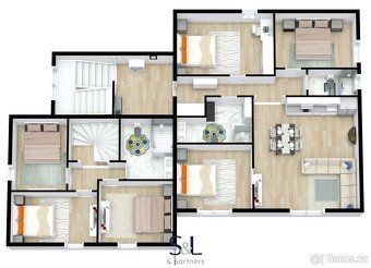 Ev.č. 01687 APARTMÁN S3 – Luxusní mezonet se střešní terasou