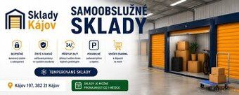 Nabízíme moderní samoobslužné sklady v Kájově u Českého Krum