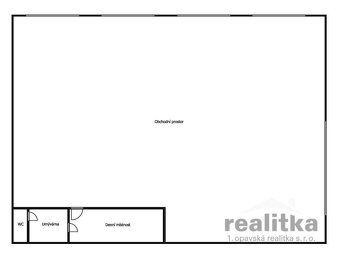Nabízíme k pronájmu obchodní prostor o celkové výměře 265 m²