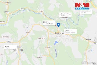 Nabízíme k prodeji pozemek k bydlení v obci Radimovice u Syc