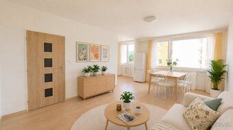 Pronájem světlého bytu 1+1, 40 m² – Králův Dvůr u Berouna, b