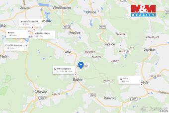 Nabízíme k prodeji pozemek o výměře 894 m² v obci Babice u Ř