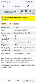 Prodám pozemek v ku Háj u Jindřichovic