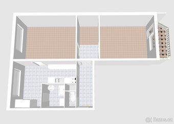 Nabízíme k prodeji prostorný byt 2+1 v osobním vlastnictví n
