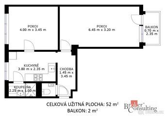 Převod dr. podílu, byty/2+1, 61 m2, Sportovní 529, 66411 Zbý