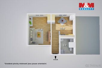 Nabízíme k prodeji byt o dispozici 1+1 v osobním vlastnictví