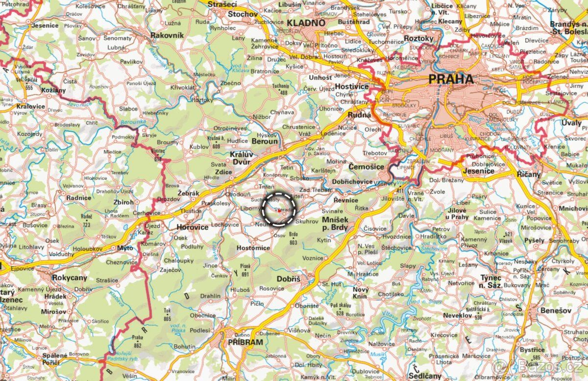 V katastrálním území Všeradice (okres Beroun) nabízím k prod
