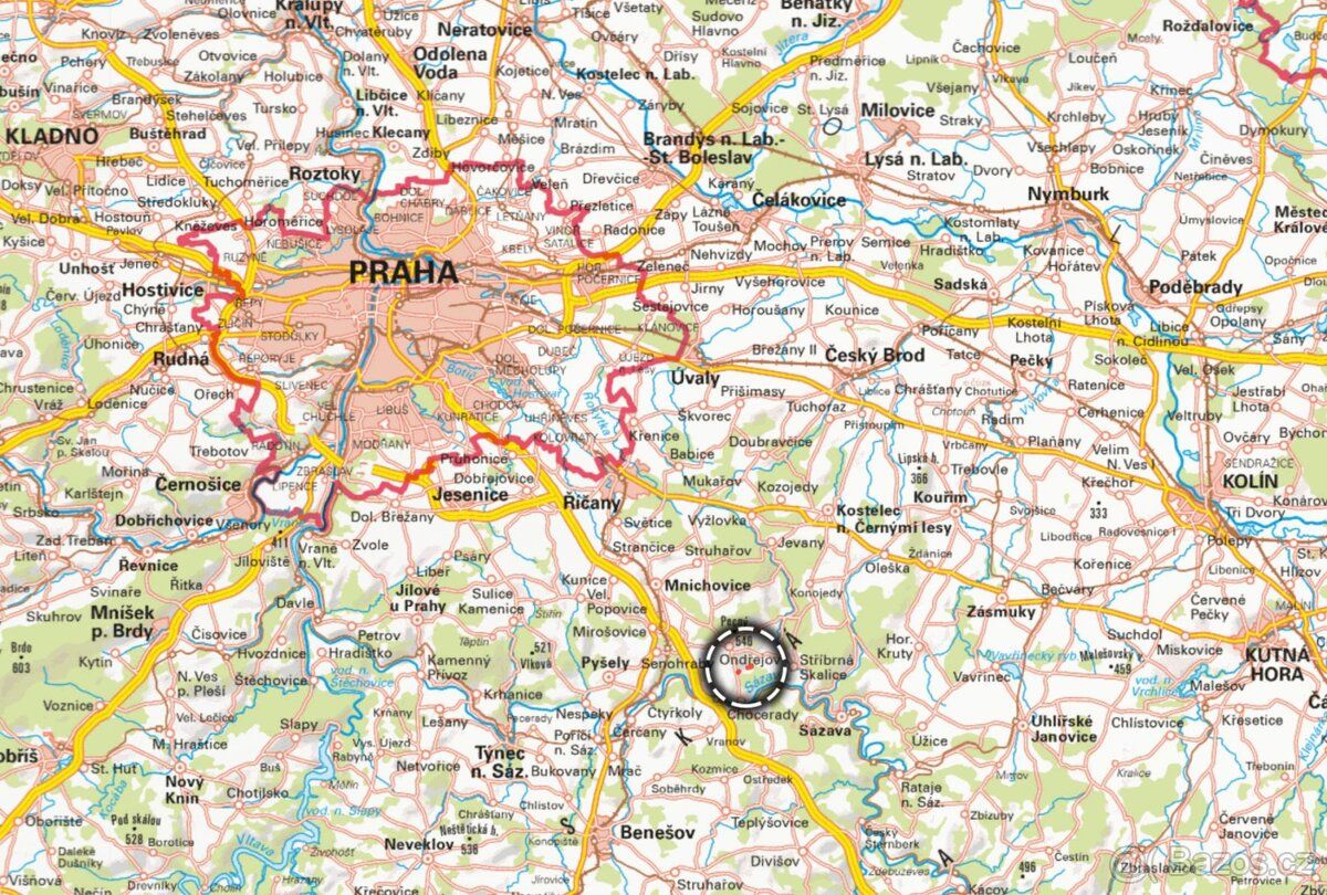 V katastrálním území Ondřejov u Prahy (okres Praha-východ) n