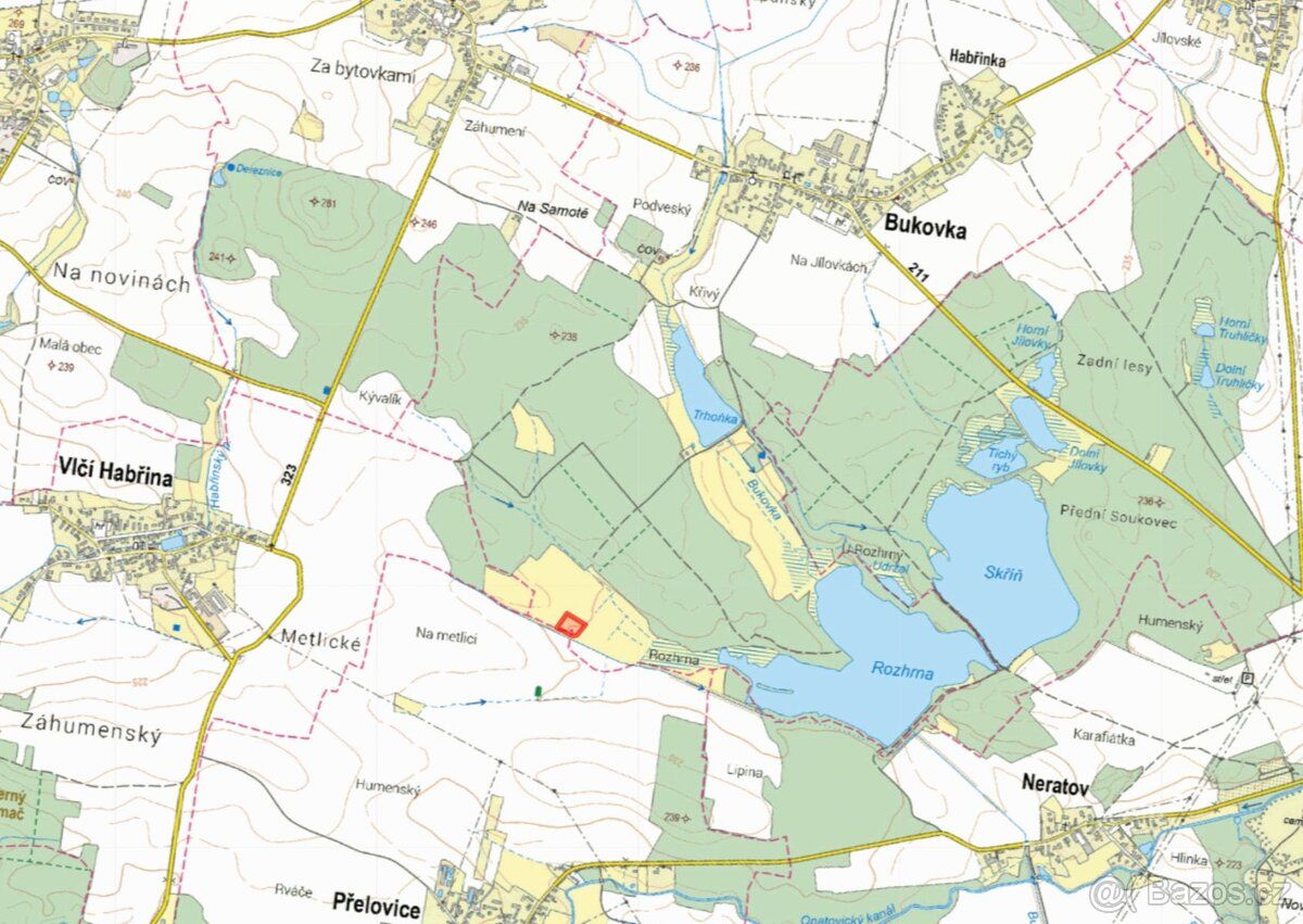 V katastrálním území Bukovka (okres Pardubice) nabízím k pro