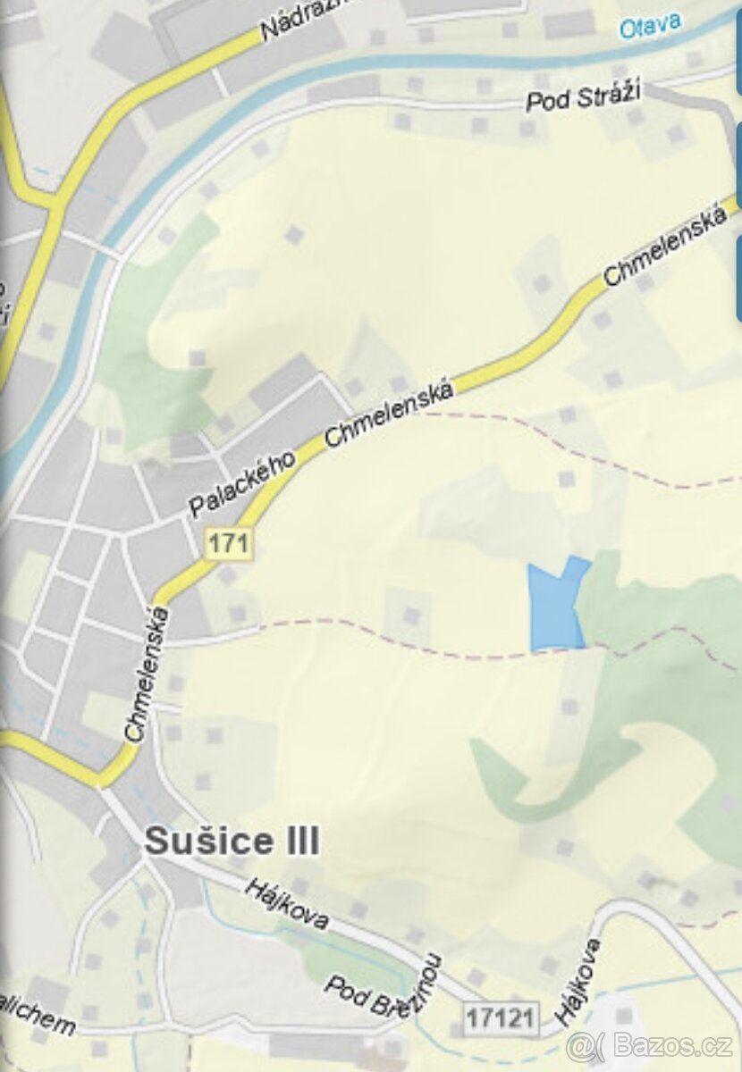 Prodám pozemek s krásným výhledem na Sušici. Soubor přilehlý