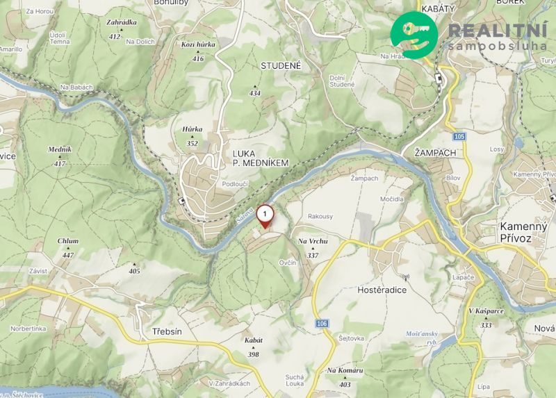 Nabízíme k prodeji pozemek v obci Krňany, katastrální území 