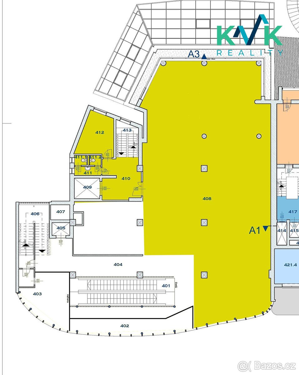 We offer for long-term rent commercial space of size