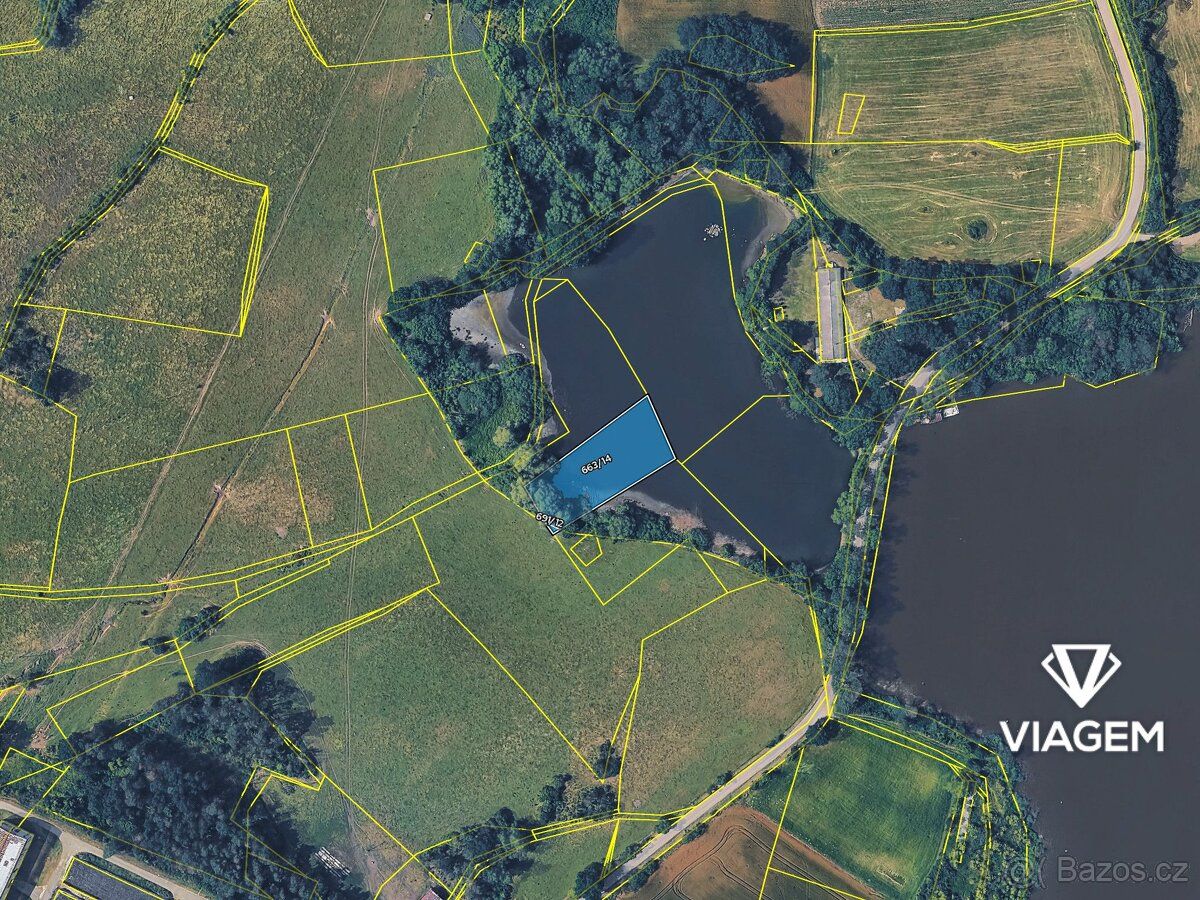 Prodej rybníku s pozemkem – Chleby u Týnce nad Sázavou, okre