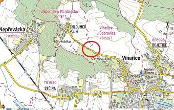 Exkluzivně Vám nabízíme pozemek v katastrálním území Vinařic