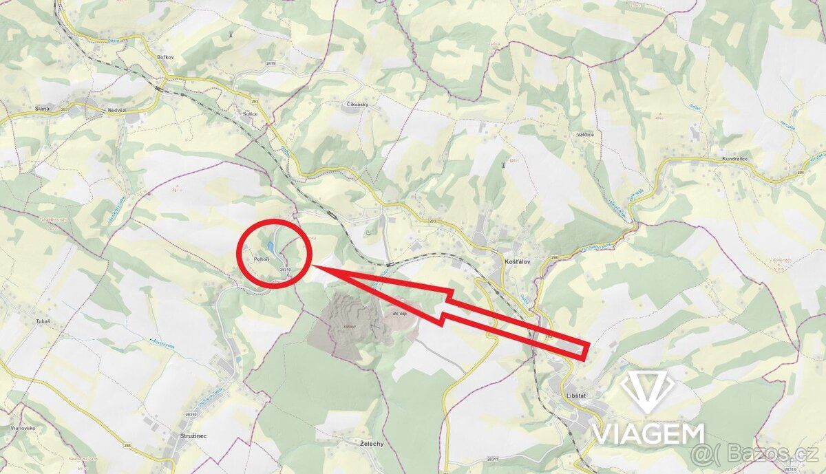 Nabízíme k prodeji pozemek v 50% spoluvlastnickém podílu, pa